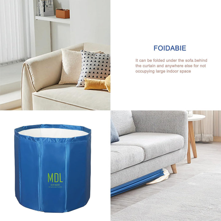 Sinbide Badewanne Faltbare Badewanne für Erwachsene Tragbare faltbare Kinderbadewanne Geeignet für S