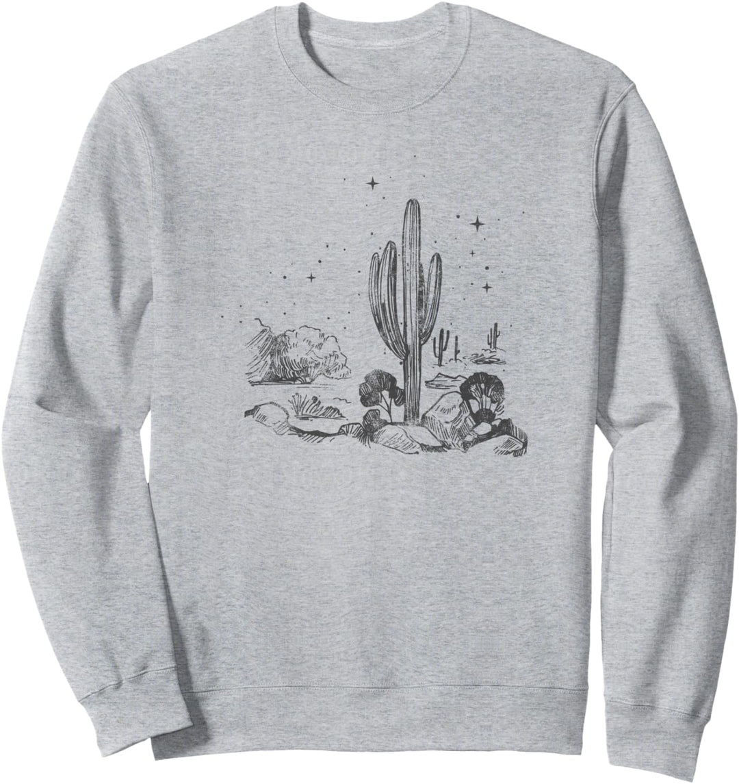 Trendy Desert Stars Wander The West Desert Night Scene Sweatshirt