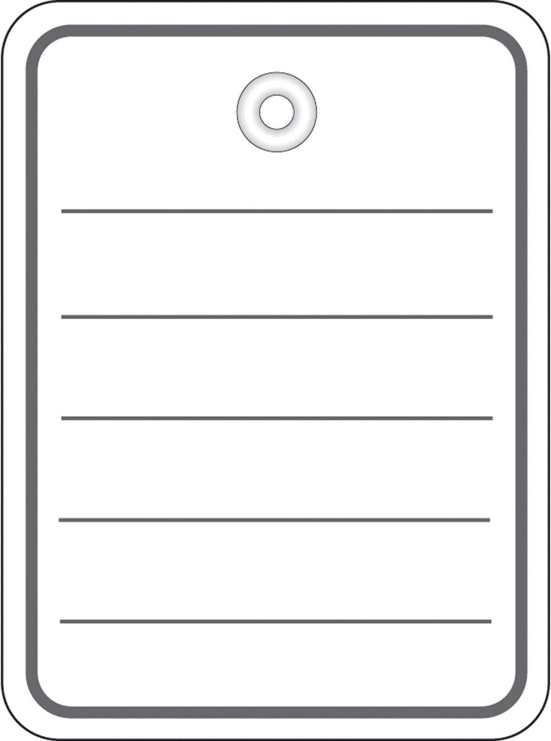 HERMA 6842 Warenanhänger mit Öse, Faden und Splint (48 x 65 mm, gross, Fadenlänge ca. 8 cm) Anhänges