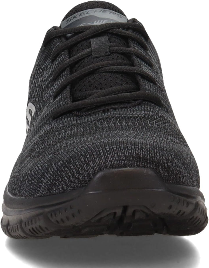 Skechers Herren 232298 BBK Sneaker 42 EU Black Knit Black Trim, 42 EU Black Knit Black Trim
