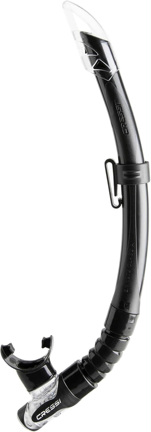 Cressi Tauchmaske Ocean Schnorchelset Schwarz/Schwarz, Schnorchelset Schwarz/Schwarz