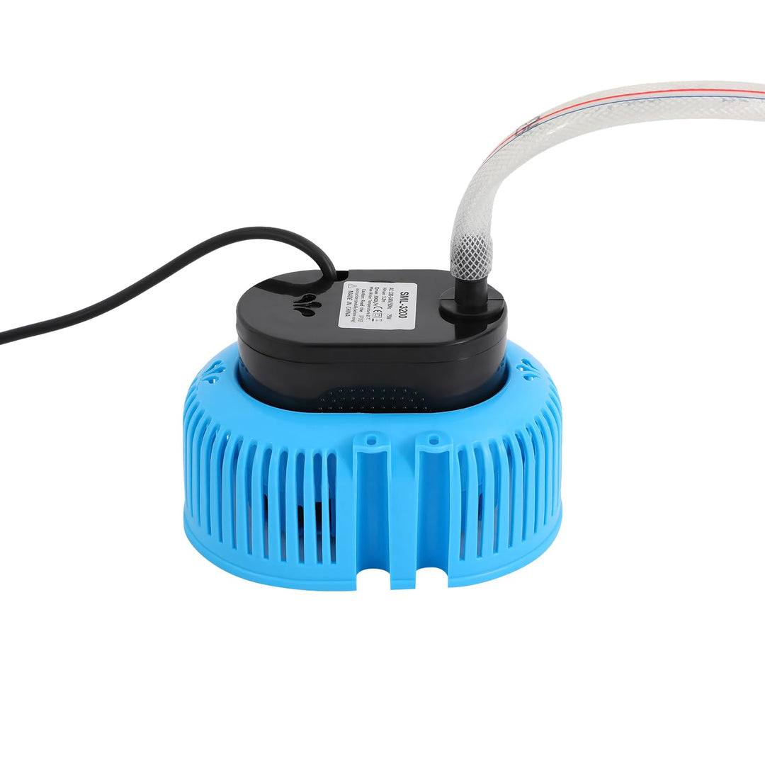 Schmutzwasser Tauchpumpe Poolabdeckpumpe 75W 3000l/h IPX8 für Brunnen Teich | Poolabdeckungspumpe Fl