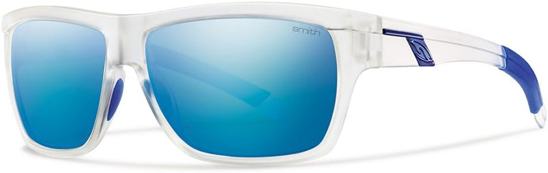 SMITH Erwachsene Sonnenbrille Sportbrille Mastermind 60 Grau (Matte Crystal/Blue Sparkling Polarized