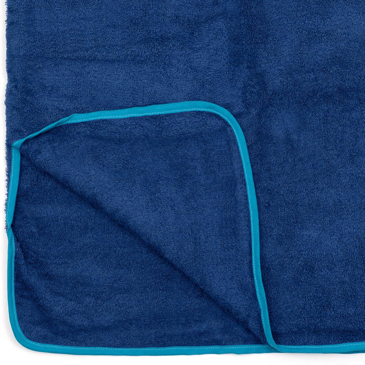 Erwachsene Frottee Poncho BGG1701, Blau, Einheitsgrösse Erwachsene (Einheitsgrösse), Erwachsene (Ein