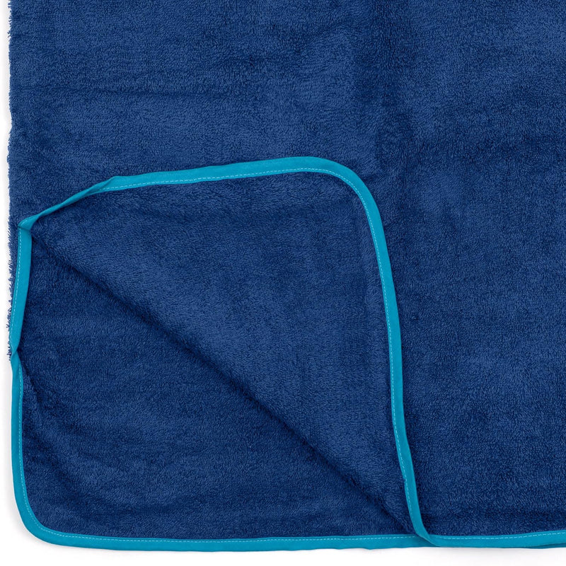 Erwachsene Frottee Poncho BGG1701, Blau, Einheitsgrösse Erwachsene (Einheitsgrösse), Erwachsene (Ein