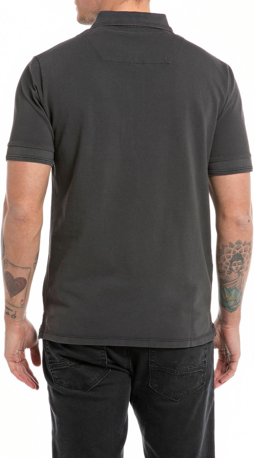 Replay Herren Polohemd S Blackboard 099, S Blackboard 099