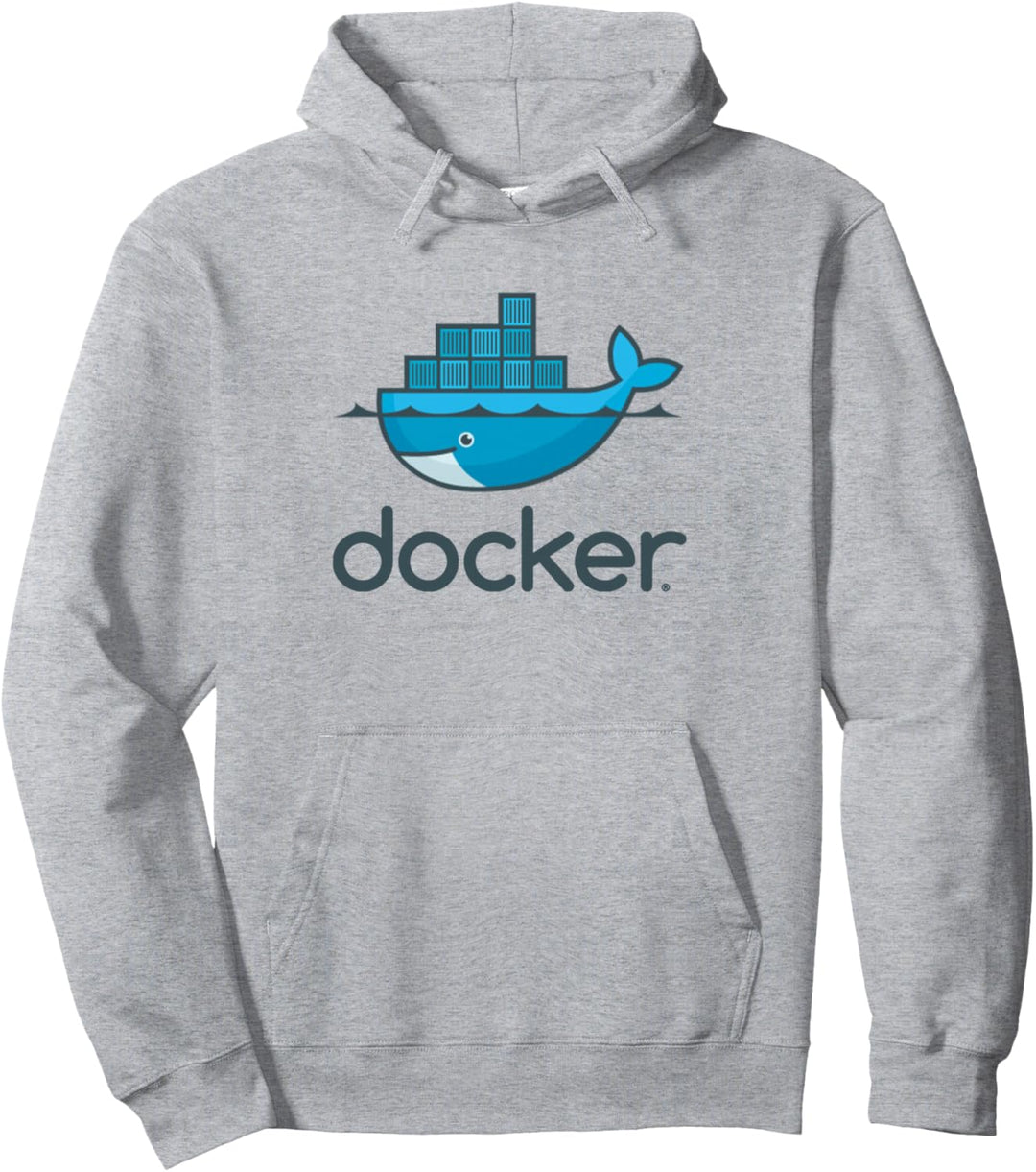 Docker logo container linux devops programming coding Pullover Hoodie