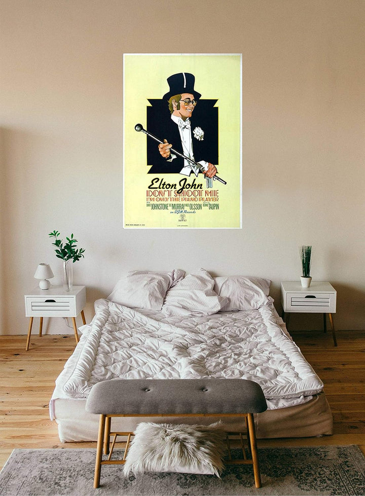 Elton John - Don't Shoot me, Tour 1973 » Konzertplakat/Premium Poster | Live Konzert Veranstaltung |