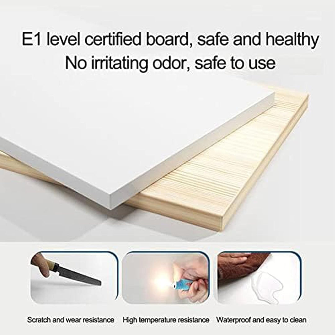 Krankenhausbetttisch Laptop, Über-Betttisch auf 4 Rollen für Liegesessel Mobiler Computertisch Gross