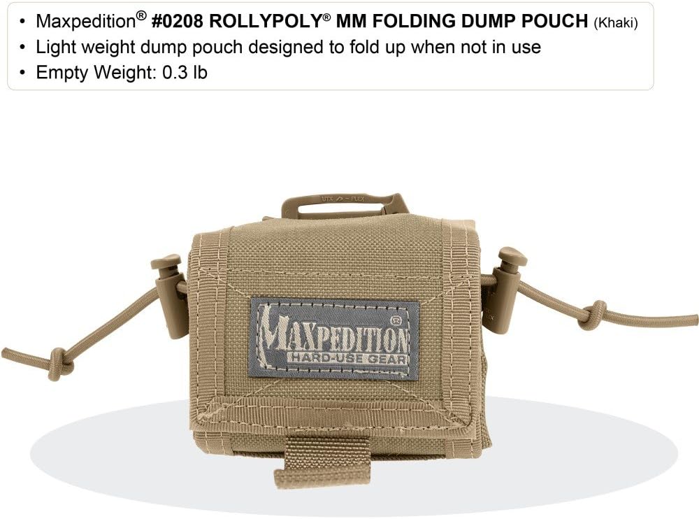 Maxpedition Faltbeutel Rollypoly Grün, Grün