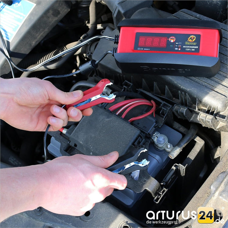 Banner KFZ Auto Automatik Batterieladegerät ACCUCHARGER 12V 3A