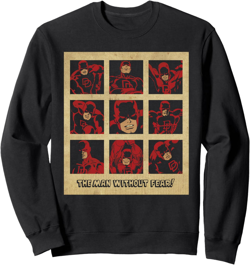 Marvel Daredevil The Man Without Fear Polaroid Panels Sweatshirt