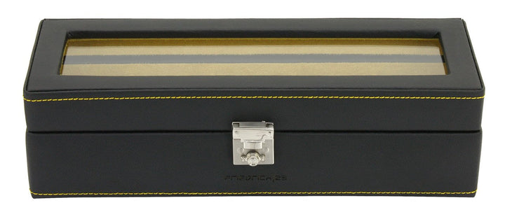 Friedrich|23 Unisex Chronos Uhrenkasten für 5 Uhren Leder 26122-2