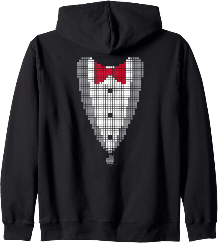 The Big Bang Theory Pixelated Tux Kapuzenjacke