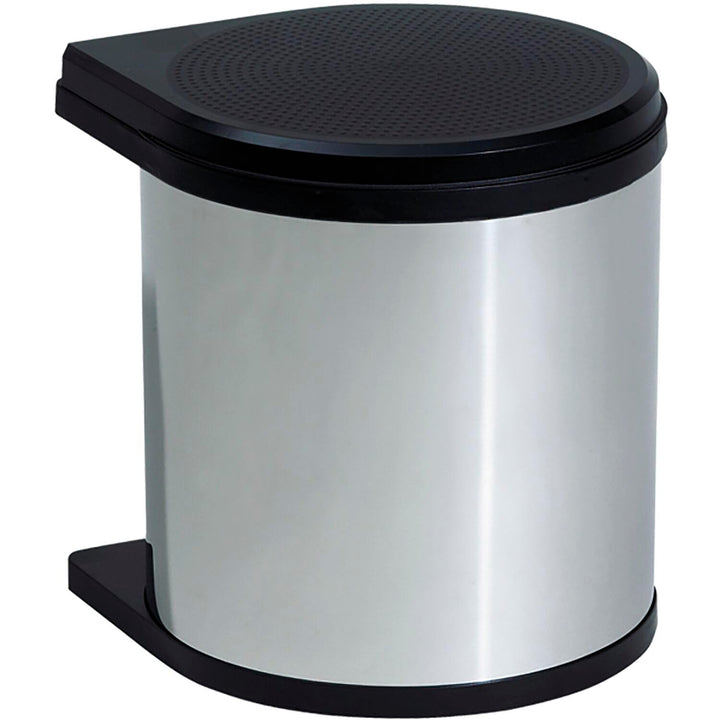Hailo 351203 Mono Abfallsammler 12 Liter, edelstahl/schwarz A One