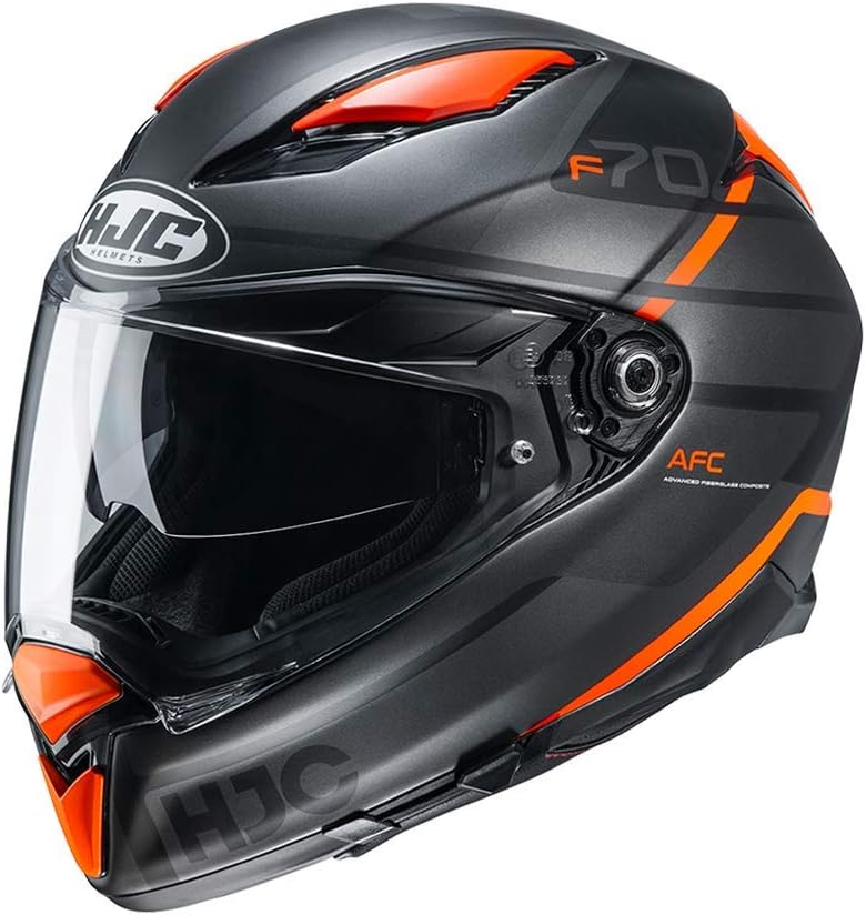 HJC Helm F70 Tino XXL schwarz rot, XXL schwarz rot