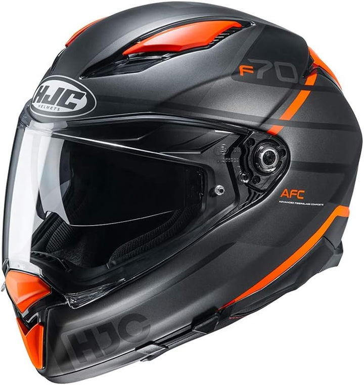 HJC Helm F70 Tino XXL schwarz rot, XXL schwarz rot