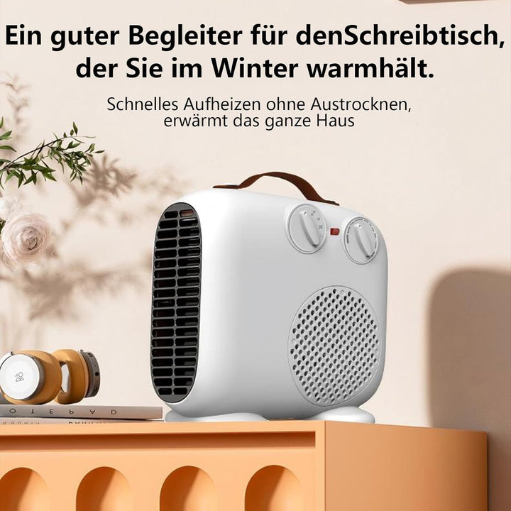 Energiesparend Heizlüfter 2000W Klein Tragbare Leiser Elektrischer Heizlüfter 3-Gang Heizung Lüfter