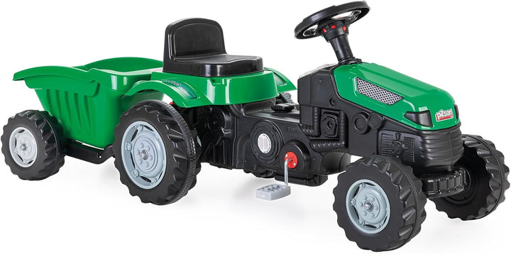 Lemodo Trettraktor ab 3 Jahre | Kinder Traktor in grün| Traktor zum draufsitzen | Kindertraktor mit