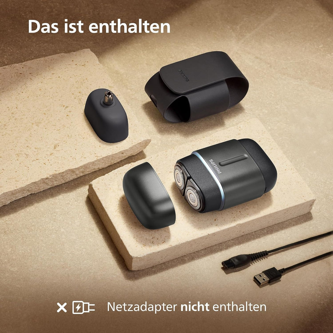 Philips Rasierer Series 700 - kompakter Elektrorasierer, Lift & Cut-System, Dual SteelPrecision-Klin