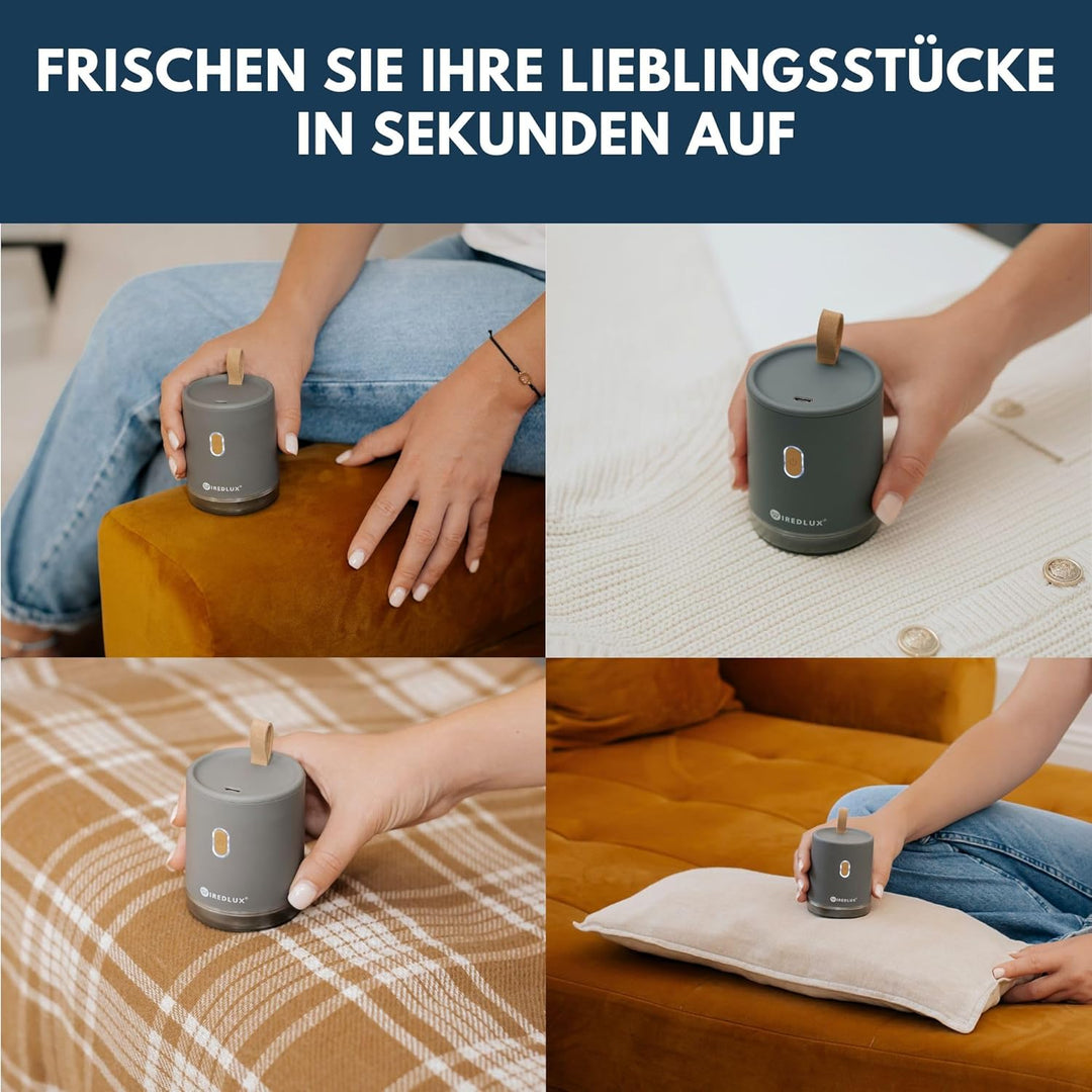Fusselrasierer elektrisch – Fusselentferner & Entfussler für Kleidung, kompakt & tragbar – wiederauf