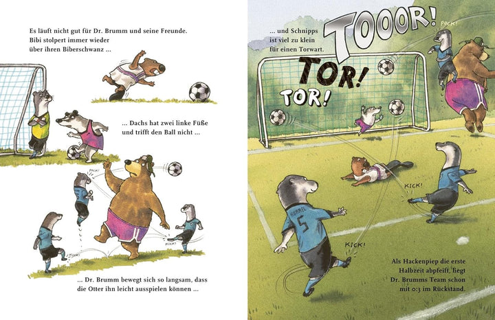 Dr. Brumm: Anpfiff für Dr. Brumm: Eine Fussballgeschichte ab 4 Jahren, Gebundenes Buch