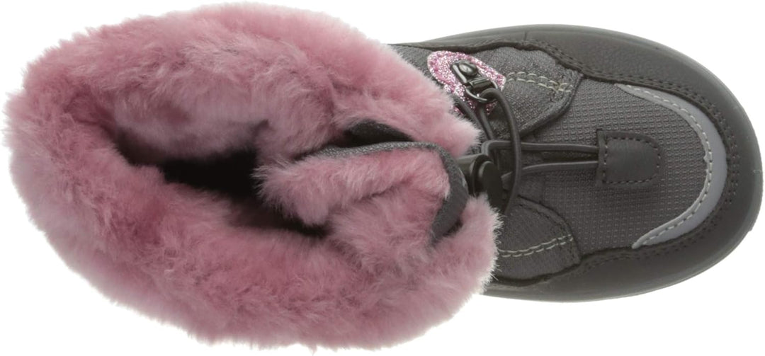 Richter Kinderschuhe Mädchen Winterstiefel Blau Freizeit 21 EU Grau Ash Powder 6302, 21 EU Grau Ash