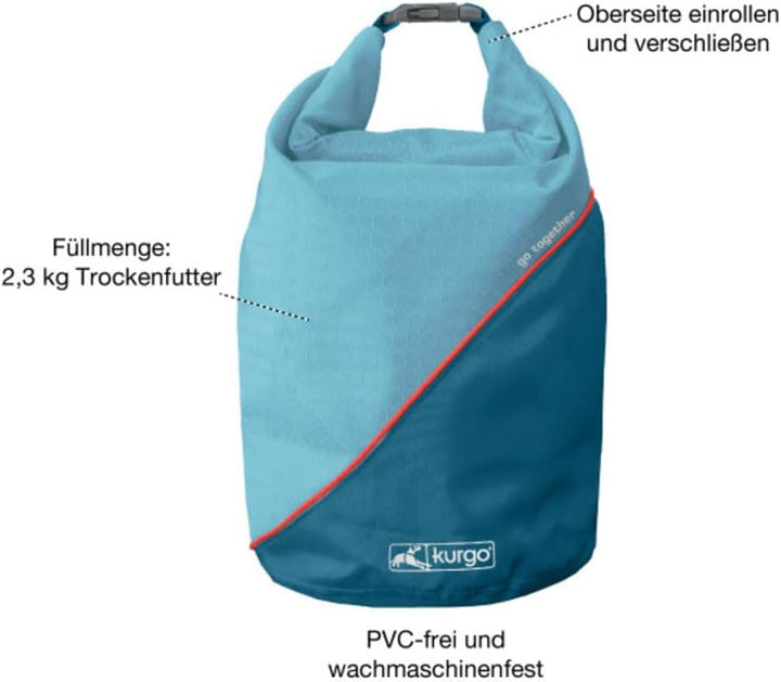 Kurgo K81013 Hunde Futterbeutel, Hundefutter Reisetasche, Hundefutter Tasche, Futterbeutel Hundetrai