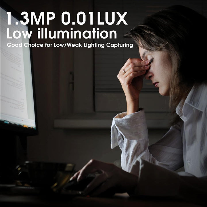G 0.01lux USB Kameramodul 1.3mp Webcam modul Weitwinkel HD geringe Beleuchtung Webkamera,960P 3.6mm