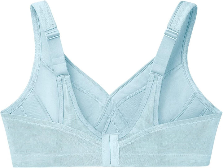 Glamorise Damen Vollschalen BH Full Figure MagicLift Seamless Wirefree Sports Bra #1006 Eiswasser 75