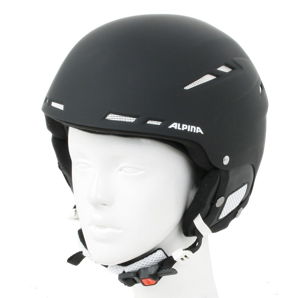 Alpina Unisex – Erwachsene Biom Skihelm 54-58 cm Black Matt, 54-58 cm Black Matt