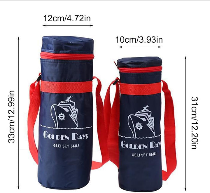 Dosen Kühltasche, 2 Stück Kühltasche für Wasserflasche, universelle Wasserflasche, hohe Kapazität, i