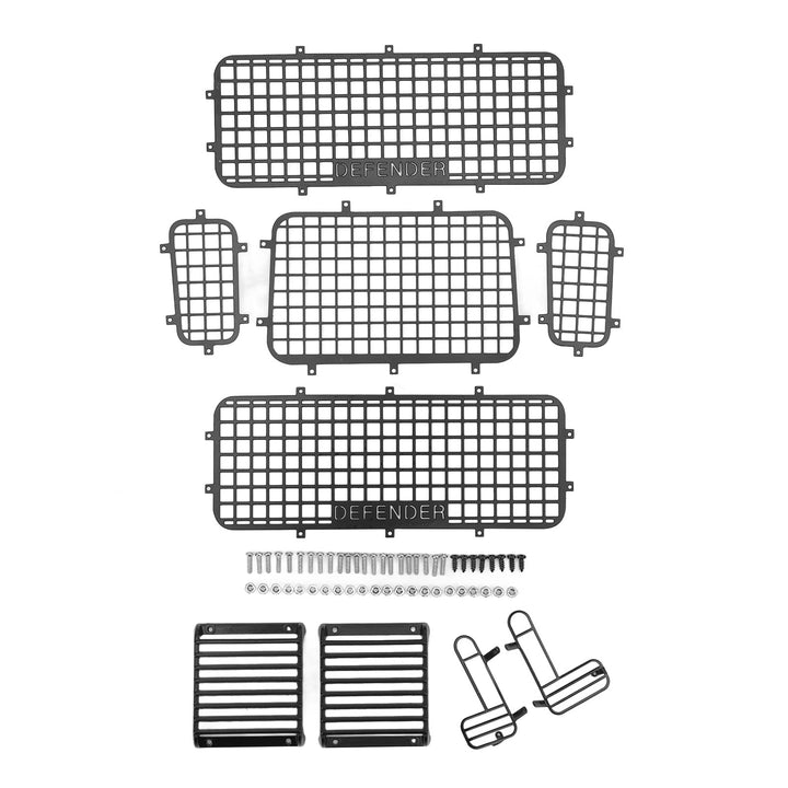 RC-Fenstergitter aus Metall, Klein, Leicht, Exquisite Verarbeitung, Simulation Exquisite Verhindert