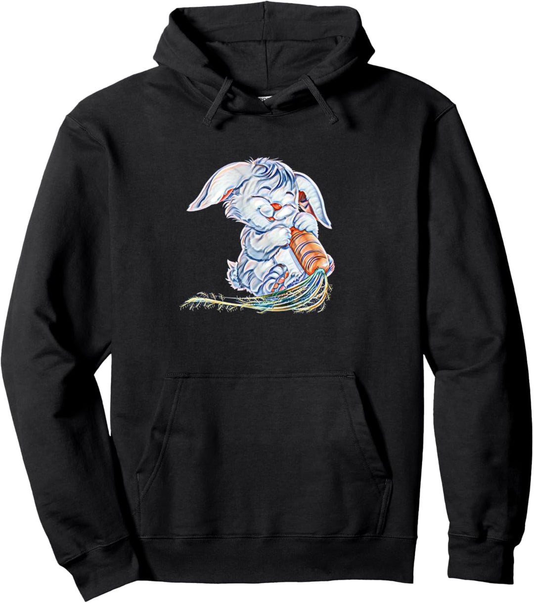 Häschen Hase Motiv Haustiere Nagetiere Kaninchen Hasen Pullover Hoodie