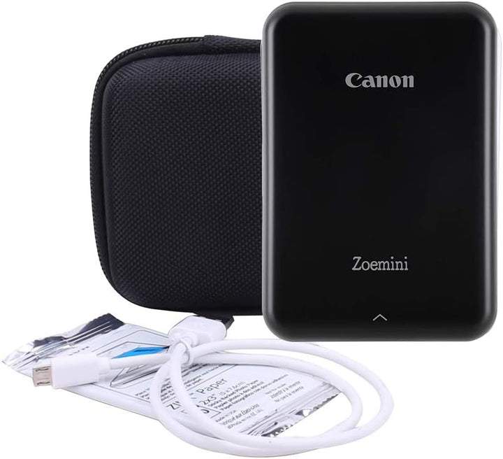 Aenllosi Hart Taschen Hülle für Canon Zoemini 2/Zoemini/S2/S Mobiler Fotodrucker (Schwarz), Schwarz