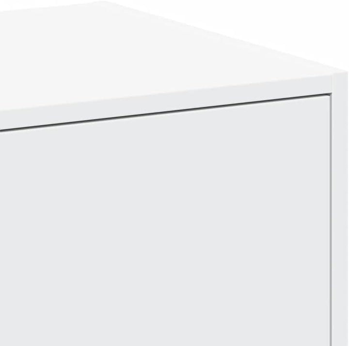 vidaXL Apothekenschrank, weiss, 30 x 41 x 174,5 cm, aus Spanplatte, Apothekenschrank, Apothekenmöbel