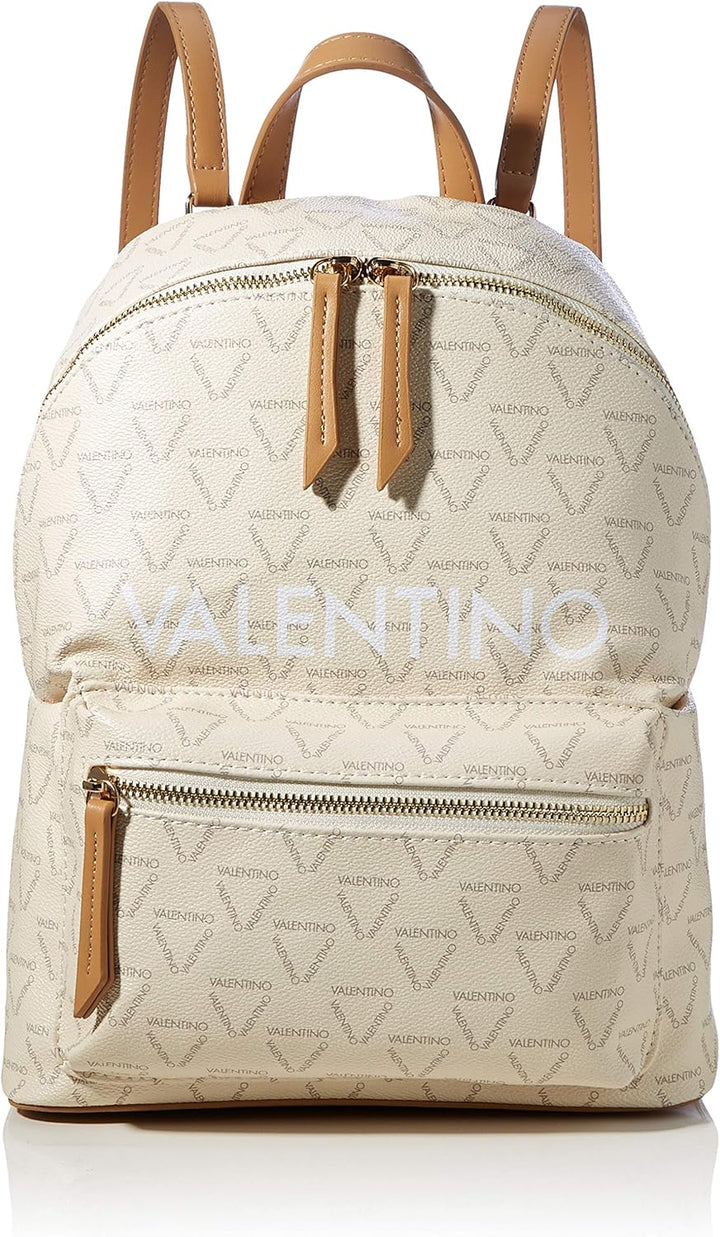 Valentino Damen Liuto Backpack, Ecru/Multi