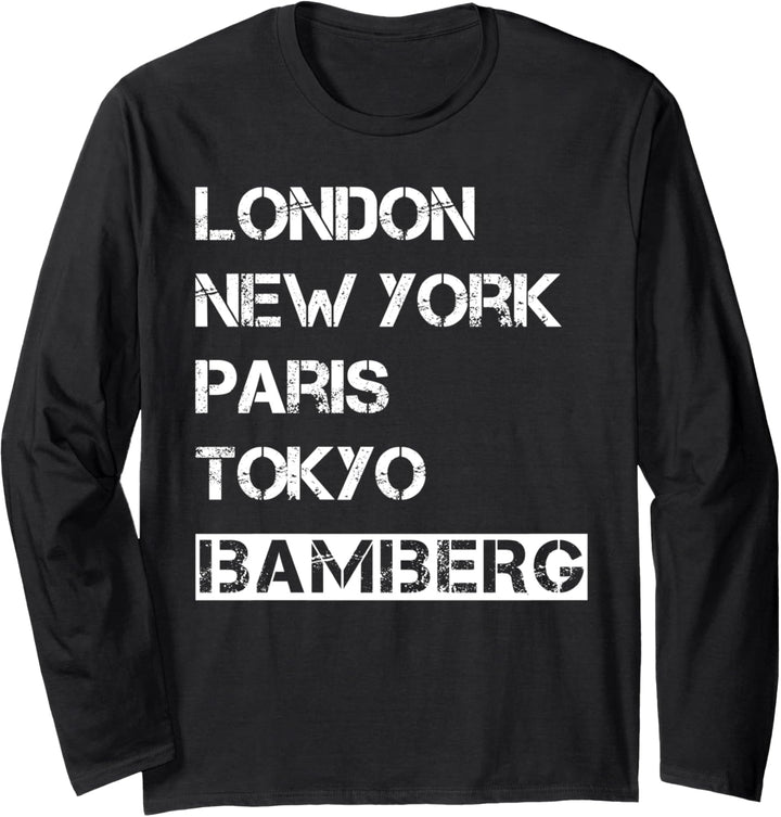 Meine Stadt! Geburtsort & Heimatliebe Bamberg Langarmshirt
