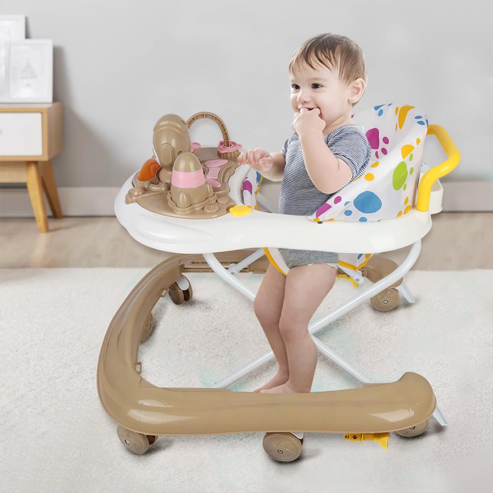 Lauflernhilfe für Babys, Jungen, Mädchen, mitwachsend, 3-in-1, faltbar, mit 3 höhenverstellbaren Höh