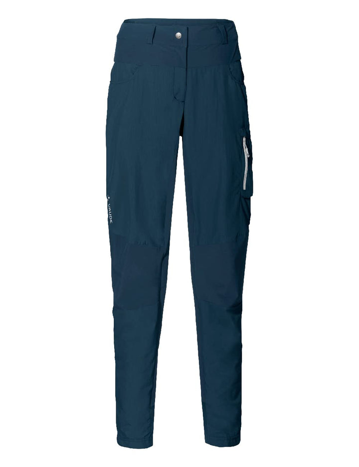 VAUDE Women's Qimsa Pants - Radhose Damen 34 Dark Sea Uni, 34 Dark Sea Uni