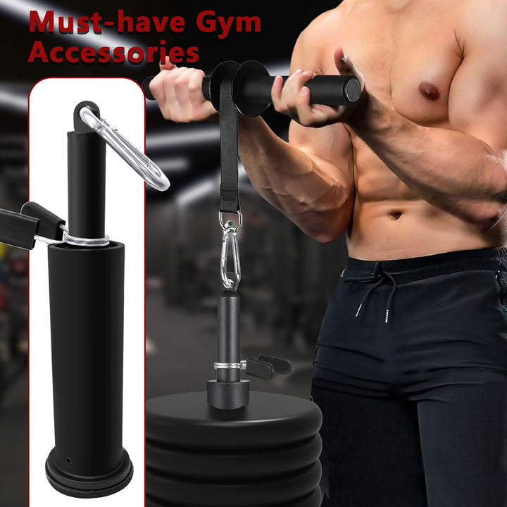 Favuit Ladestift, Fitness Gewichtsplatte Ladestift 25mm Kabelzug Latzug Lifting Weight Plate Loading