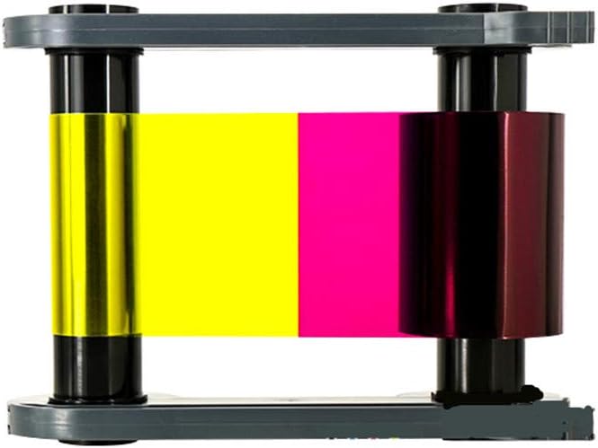 YMCKO Farbband R5F008EAA kompatibel mit Evolis Primacy Elypso Zenius Kartendruckern, 300 Bilder R5F0