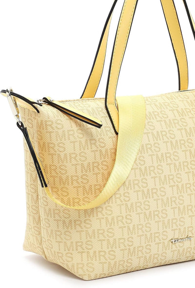 Tamaris Shopper Grace 31437 Damen Handtaschen Print Einheitsgrösse Lightyellow 410, Einheitsgrösse L