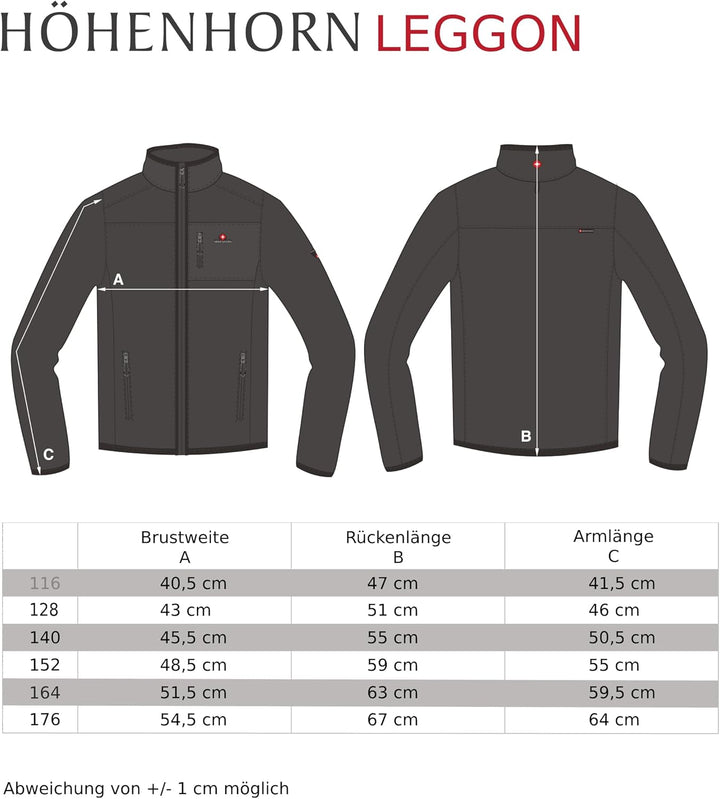 Höhenhorn Leggon Kinder Fleece Jacke Jungen Mädchen Full Zip Outdoor Freizeit 116 Türkis/Grün, 116 T