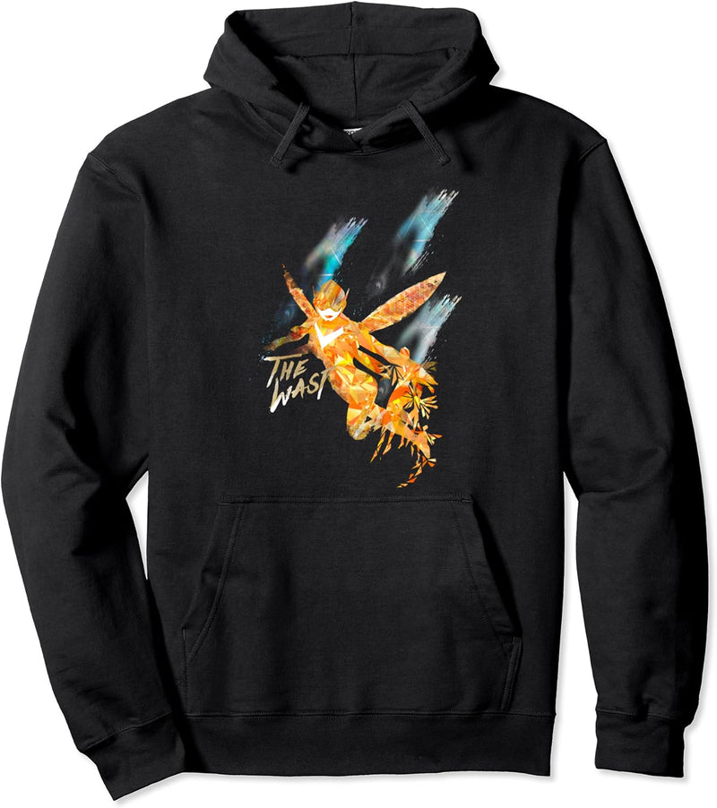 Marvel The Wasp Silhouette Watercolor Poster Pullover Hoodie