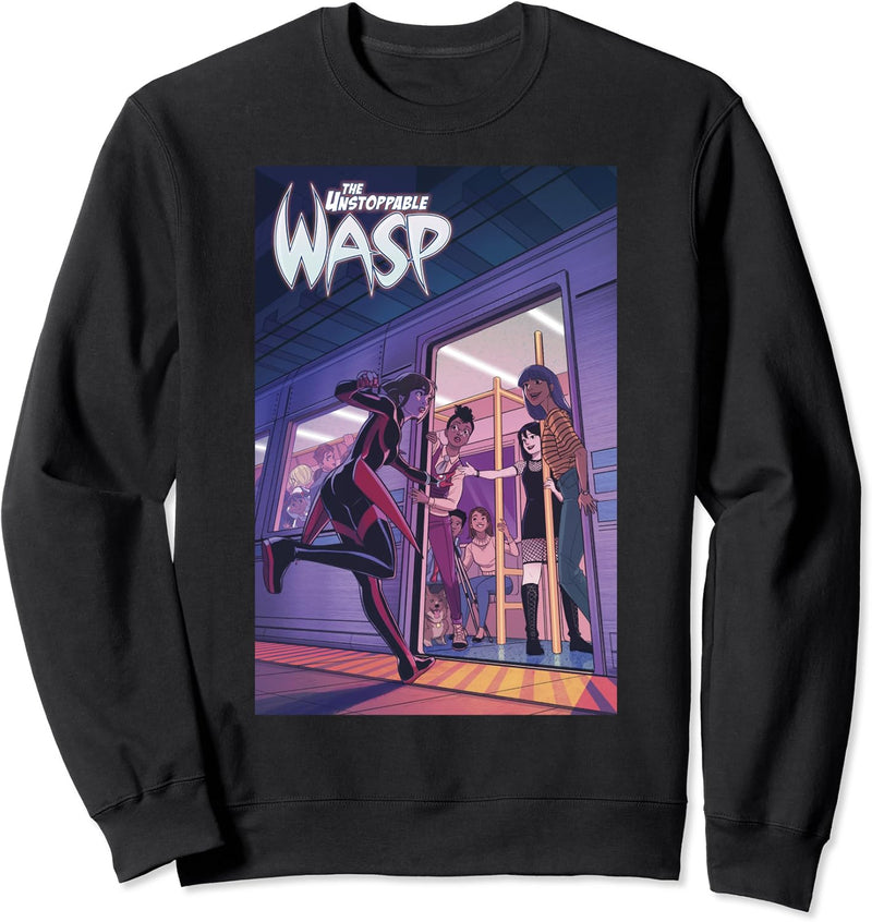 Marvel The Unstoppable Wasp Comic Cover Sweatshirt
