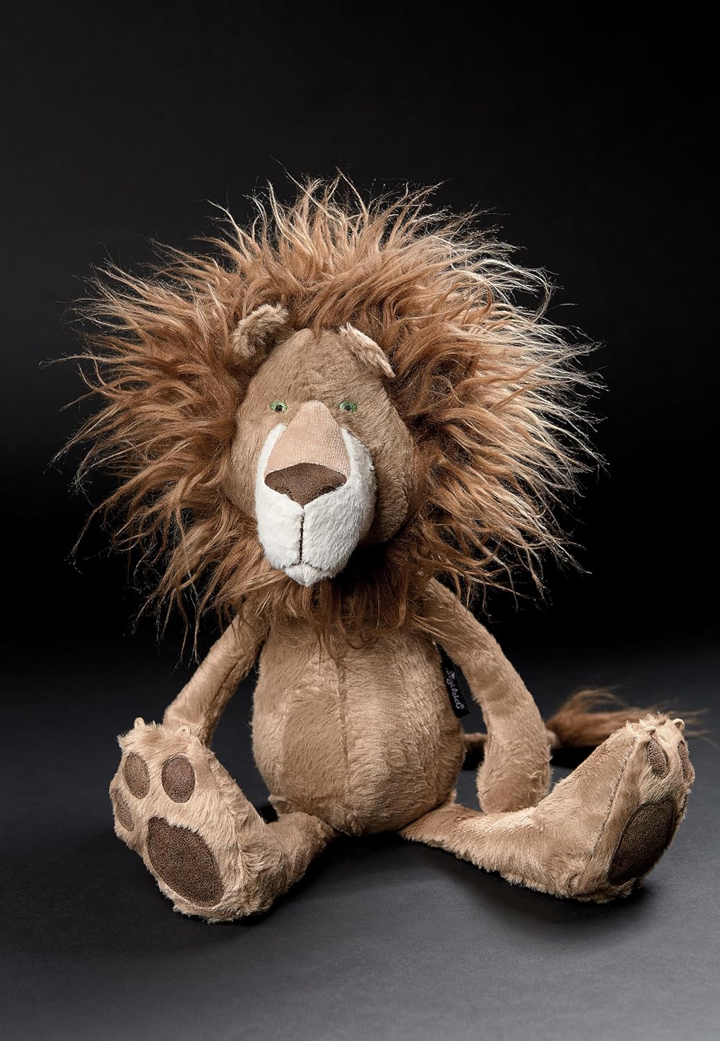 SIGIKID 38715 Brave Hair Beasts Town Kinder und Erwachsene Kuscheltier empfohlen ab 3 Jahren braun,