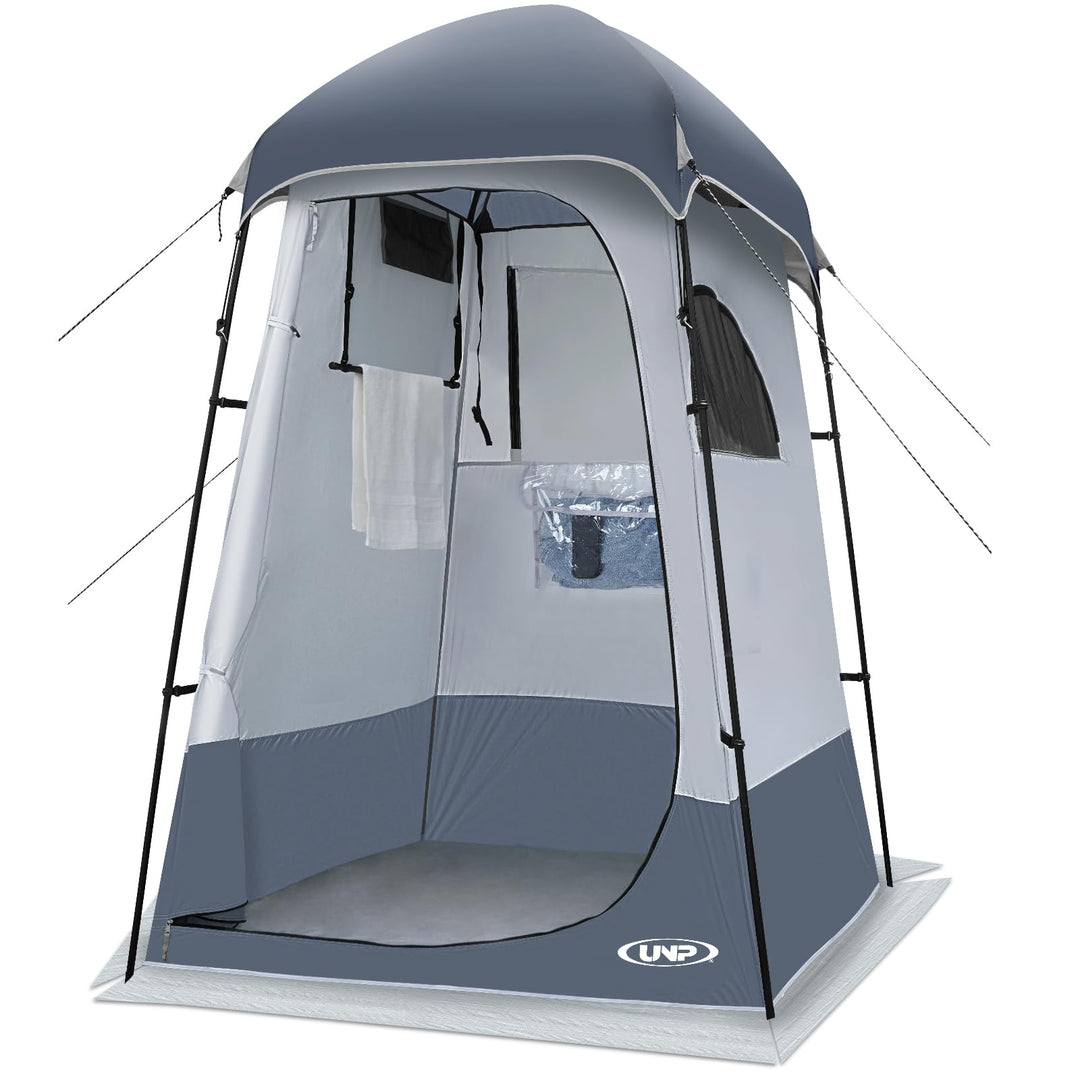 UNP Camping Duschzelt, Outdoor-Camping, Sichtschutz, Umkleidezimmer, tragbares WC-Zelt für Wandern,