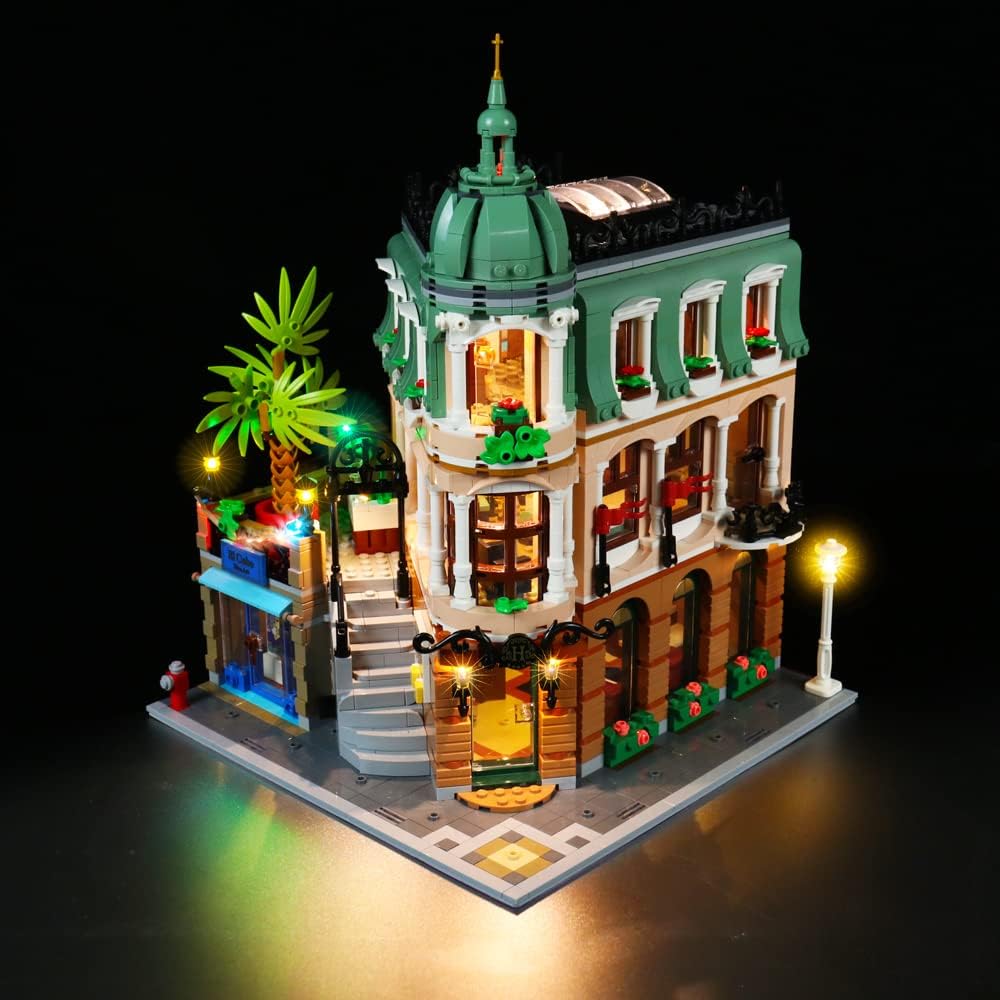 Led Licht Set für Lego Boutique Hotel,Dekorations Led Beleuchtungs Set für Lego 10297 Boutique-Hotel