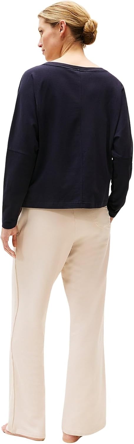 Tommy Hilfiger Damen Langarmshirt Basic M Blau (Desert Sky), M Blau (Desert Sky)